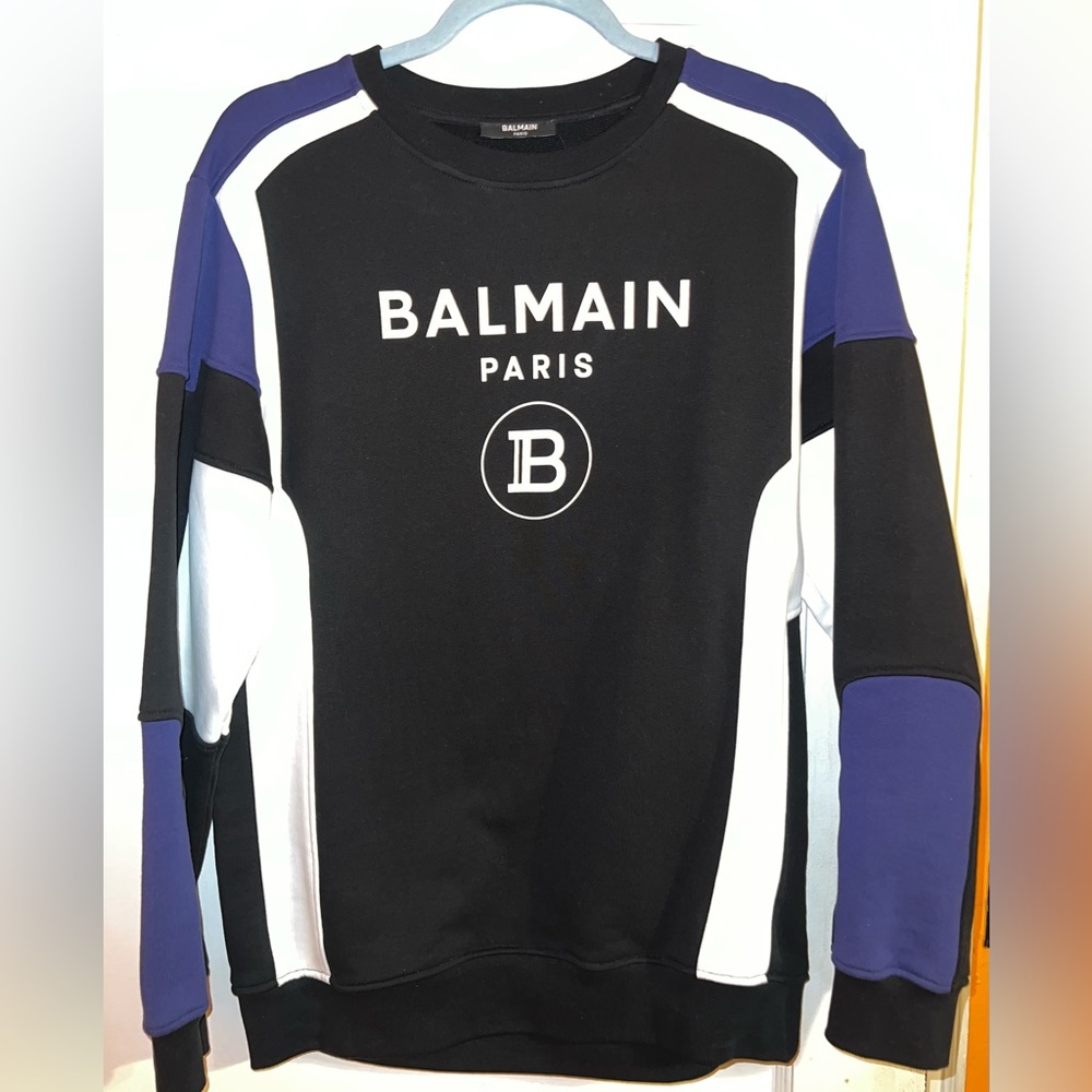 BALMAIN logo crewneck